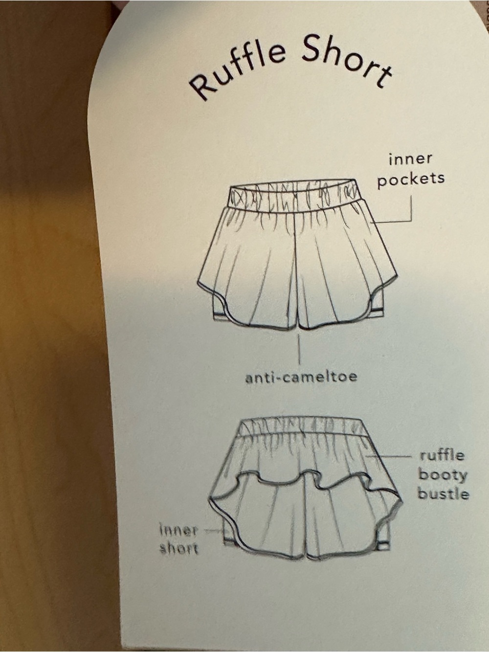 Blogilates Gingham Ruffle Shorts - Picture 3 of 4